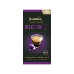 CAFFITALY Nespresso Compatible* Capsules DELIZIOSO - CASE OF 12 SLEEVES
